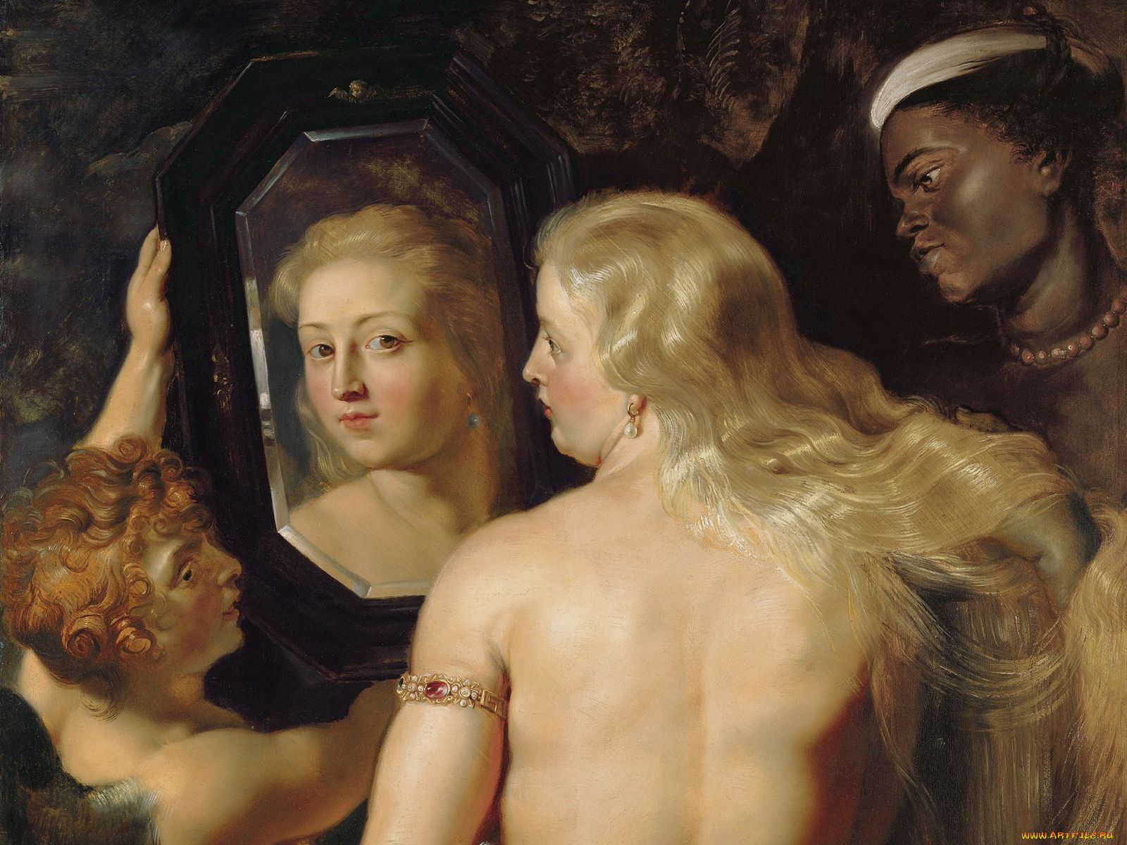 rubens, venus, at, mirror, , pieter, paul